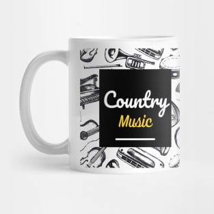 country music I love retro Mug